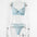 LaceSee Thru Intimates Set with Delicate Sheer Lace Fabric - LauBelle
