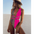 Leopard Print Cut-out One-piece Swimsuit - LauBelle