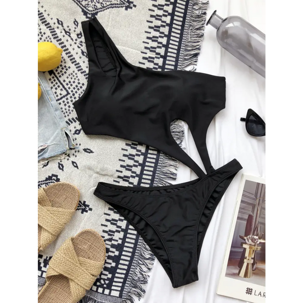 OceanWave One-Piece Swimsuit for Elegant Beach and Poolside Style - LauBelle