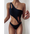 OceanWave One-Piece Swimsuit for Elegant Beach and Poolside Style - LauBelle