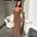 SlimHue Halter Form-Fitting Statement Dress - LauBelle Brand