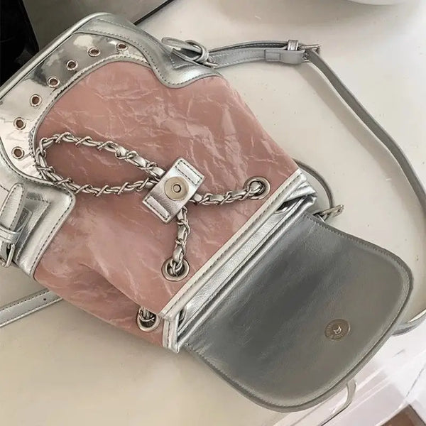 Sandwich Pocket Drawstring Bag - LauBelle