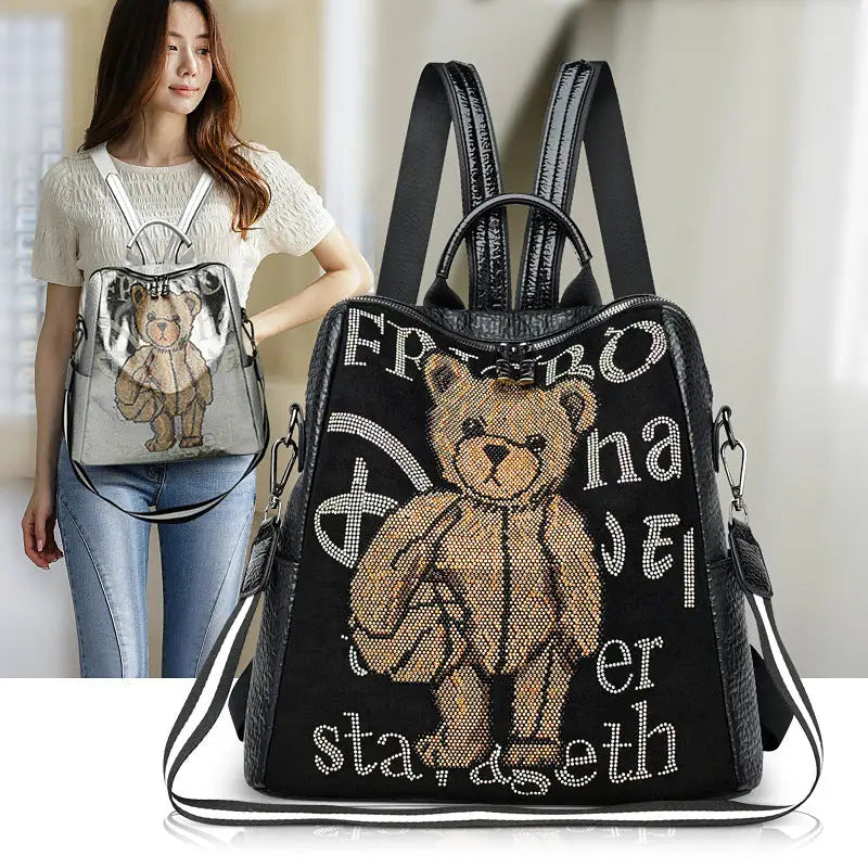 SecureVoyage Waterproof Travel Bag - Black/Silver - LauBelle