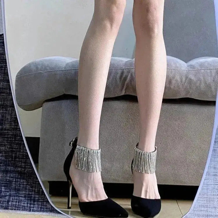 Tassel Charm Statement Heels - LauBelle Brand