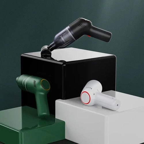 Wireless Charging High Power Car Vacuum Cleaner Small Mini 8000pa Suction Handheld Auto Vacuum Home & Car Dual Use - LauBelle