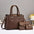 ZipSquare Soft PU Suitcase - LauBelle