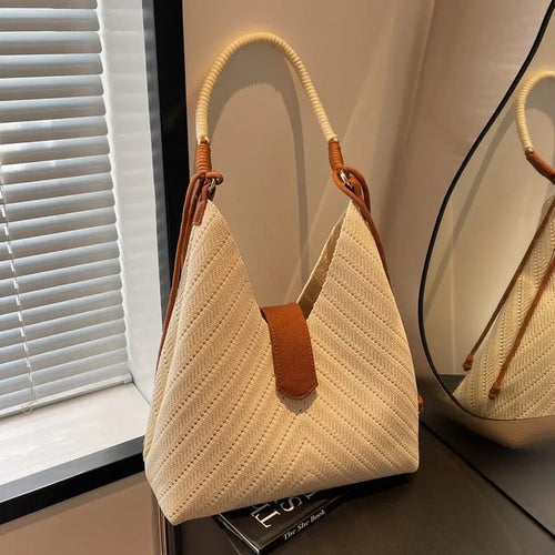 ZipVoyage Medium Nylon Suitcase - Black, Khaki, White - LauBelle