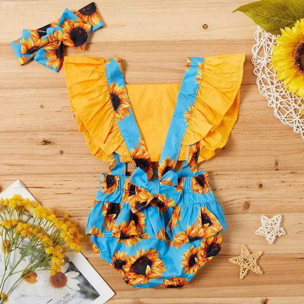 Sunshine Romper Lightweight Summer Outfit - LauBelle