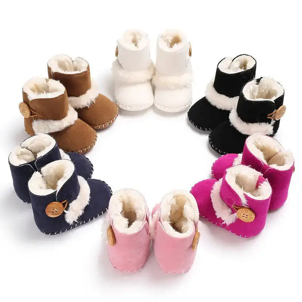 Cozy Grip Cotton Baby Shoes for Everyday Comfort - LauBelle