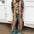 BlossomFur Bohemian Floral Long Sleeve Cardigan with Faux Fur Trim - LauBelle Brand