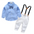 Dapper Kids Bow Tie Bib Pant Suit for Special Occasions - LauBelle Brand
