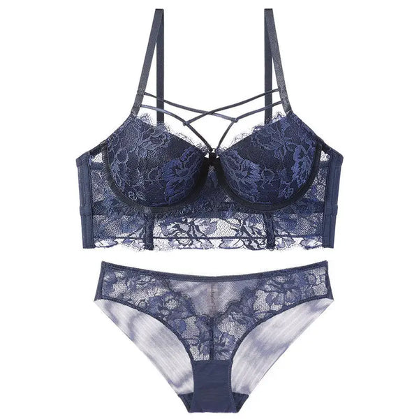 Seductive Lace Bra and Panty Set - LauBelle