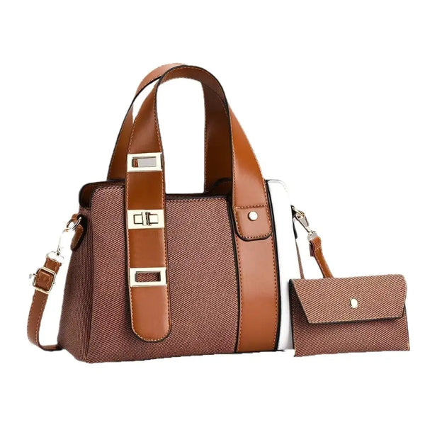 ColorFlex TravelMate: Medium PU Suitcase with Pocket - LauBelle