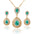 Crystal Earrings and Necklace Jewelry Set - LauBelle