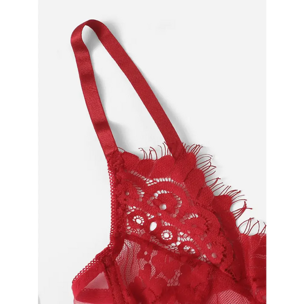 CozyLace Bra Set with Matching Panties - LauBelle