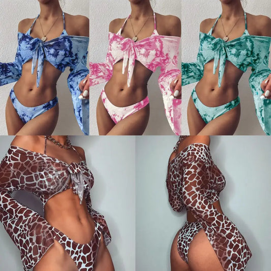 SplashGuard Split Design Quick Dry Swim Top - LauBelle
