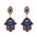 Retro Palm Leaf Eardrops for Women - LauBelle