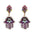 Retro Palm Leaf Eardrops for Women - LauBelle