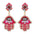 Retro Palm Leaf Eardrops for Women - LauBelle