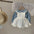 Plaid Romper Sling and Overskirt for Versatile Style - LauBelle