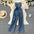 ChicSpring High Waist Denim Tube Jumpsuit for Women - LauBelle