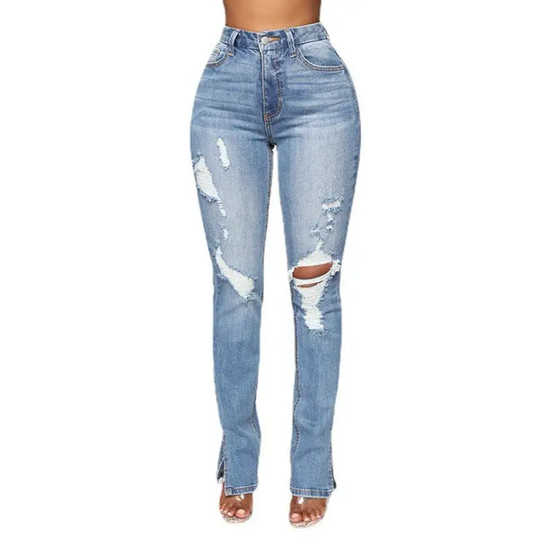 Riptide High Waist Jeans with Flattering Curved Fit - LauBelle