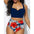 Sunflower Bliss Bikini Set with Vibrant Floral Print - LauBelle