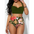 Sunflower Bliss Bikini Set with Vibrant Floral Print - LauBelle