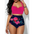 Sunflower Bliss Bikini Set with Vibrant Floral Print - LauBelle