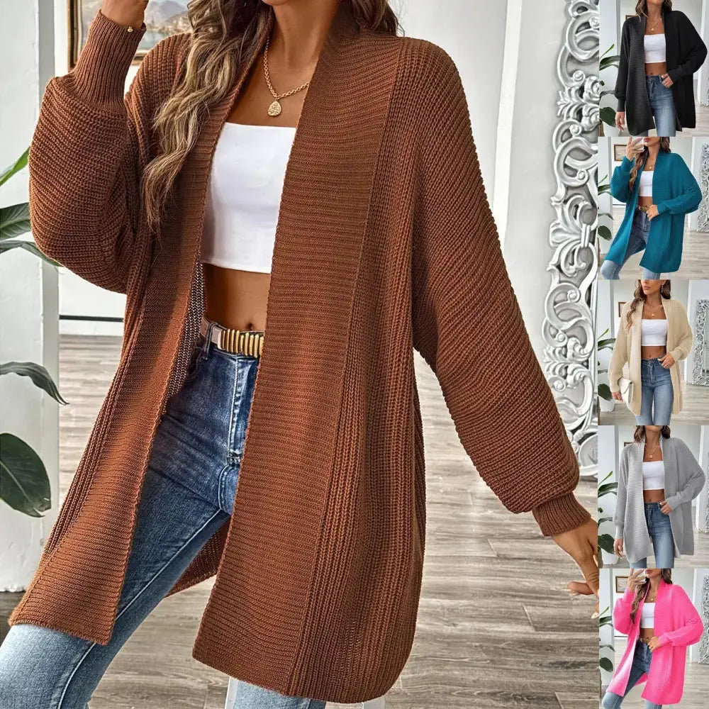ChicLoose Oversized Knit Sweater Coat - LauBelle