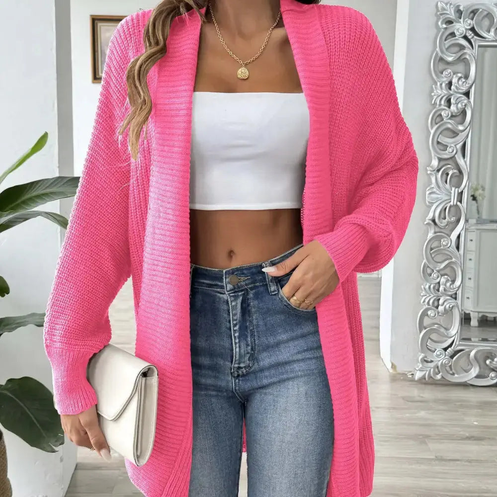 ChicLoose Oversized Knit Sweater Coat - LauBelle