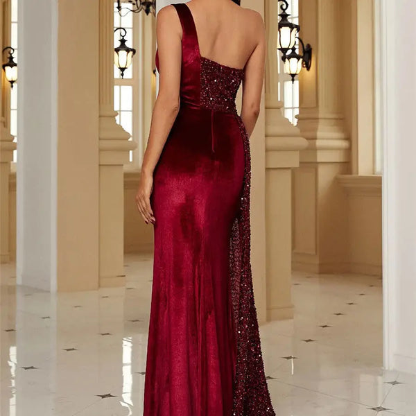EleganceOne Strapless Gown with Tailored Silhouette - LauBelle