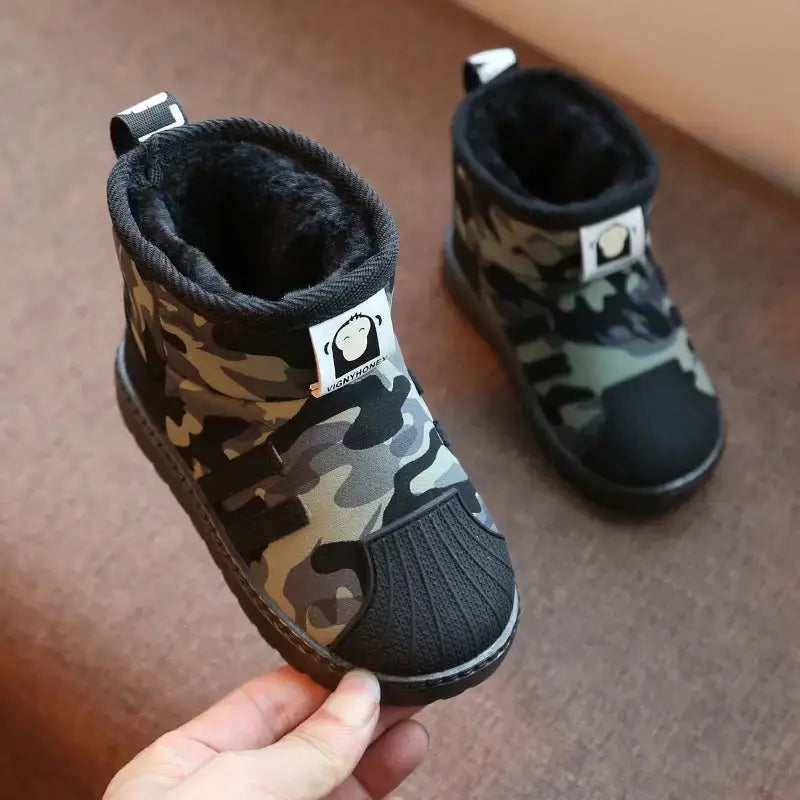 Camokids Softsoles with Camouflage Pattern for Children - LauBelle