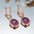 Gemstone Egg Earrings in Emerald Sapphire Amethyst and Ruby - LauBelle
