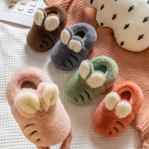 Rabbit FunSlips Plush Slippers for Kids and Adults - LauBelle