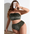 CurveWave High Waist Split Bikini Set for Women - LauBelle