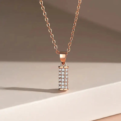SleekLine Womens Elegant Flat Stick Pendant Necklace - LauBelle