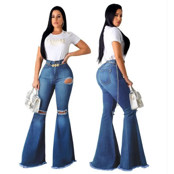 FlareHigh Chic High Waisted Pants for Modern Elegance and Comfort - LauBelle