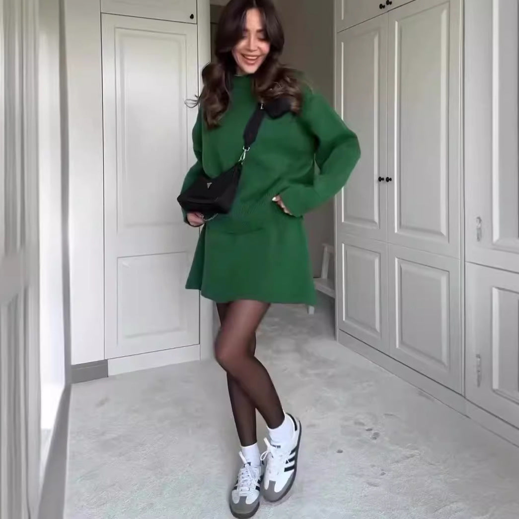 ChicKnit Women's 2-Piece Sweater & Skirt Set - LauBelle