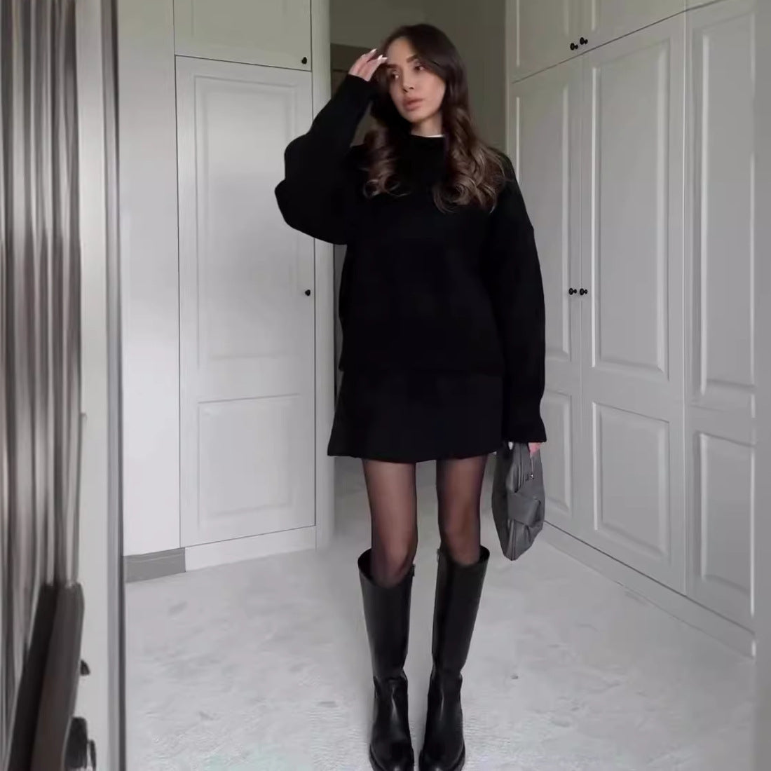 ChicKnit Women's 2-Piece Sweater & Skirt Set - LauBelle