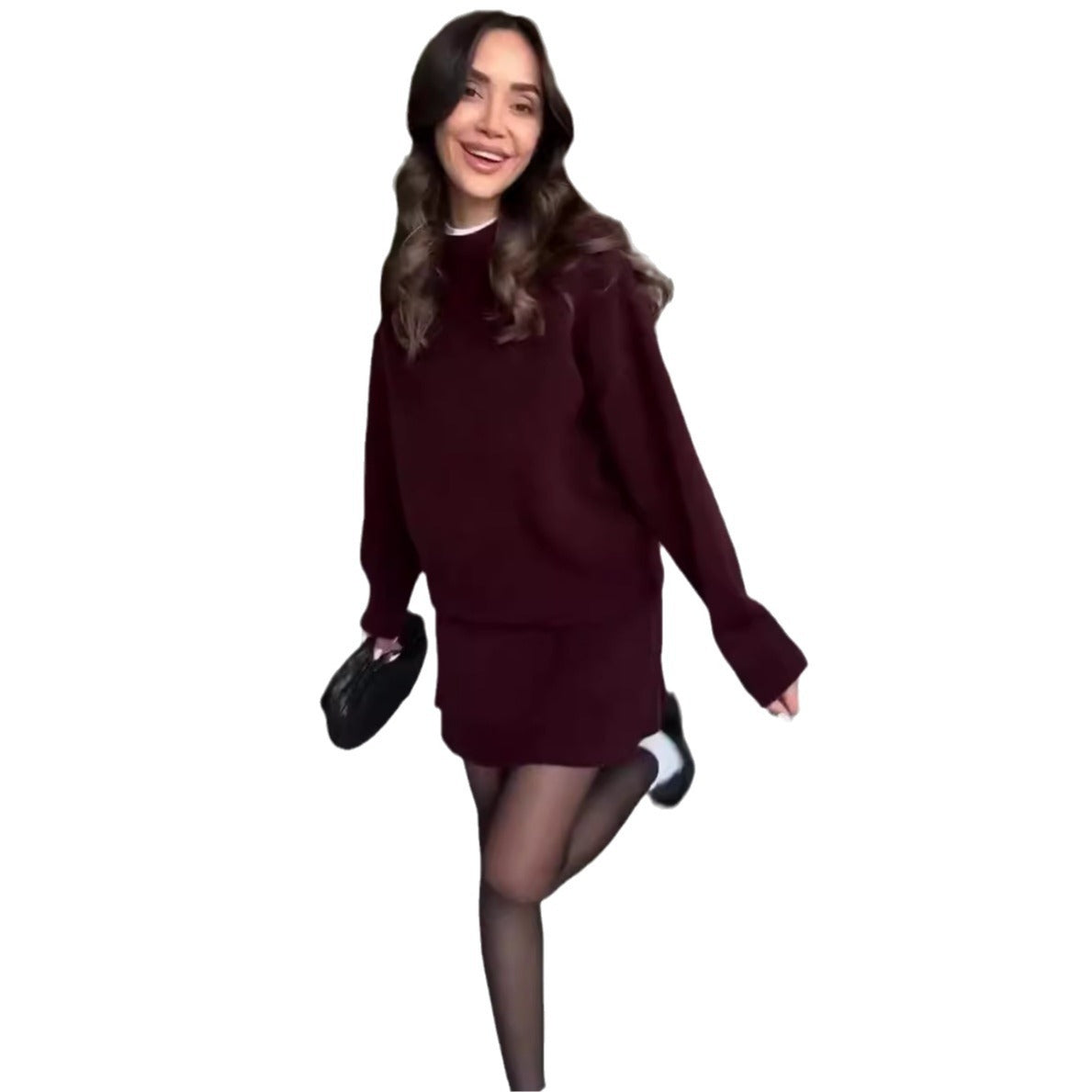 ChicKnit Women's 2-Piece Sweater & Skirt Set - LauBelle