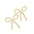 Copper Zircon Pearl Bow Earrings - LauBelle