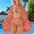Plus Size Multicolor Plaid Printed Three Piece Swimsuit Set - LauBelle Brand