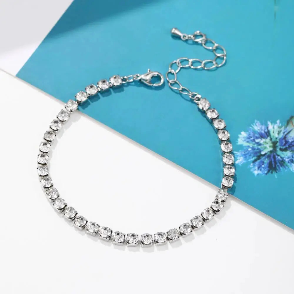 DazzleLink Diamond Bracelet with Sparkling Diamond Array - LauBelle