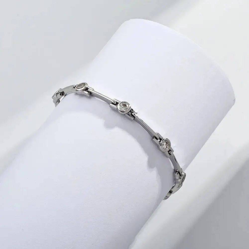 Zirconium Gold Plated Elegant Bracelet - LauBelle Brand