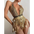 Club Chic Tassel Plunge One Piece Swimsuit - LauBelle