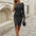 Women's Sheath Long Sleeve Dress - LauBelle