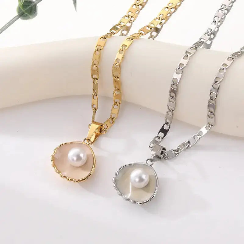 Shelluxe Freshwater Pearl Necklace for Elegant Style - LauBelle