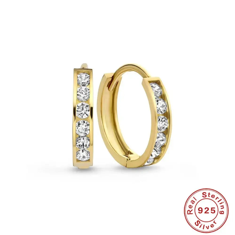 GeoDiamond Cluster Earrings with Geometric Diamond Arrangement - LauBelle