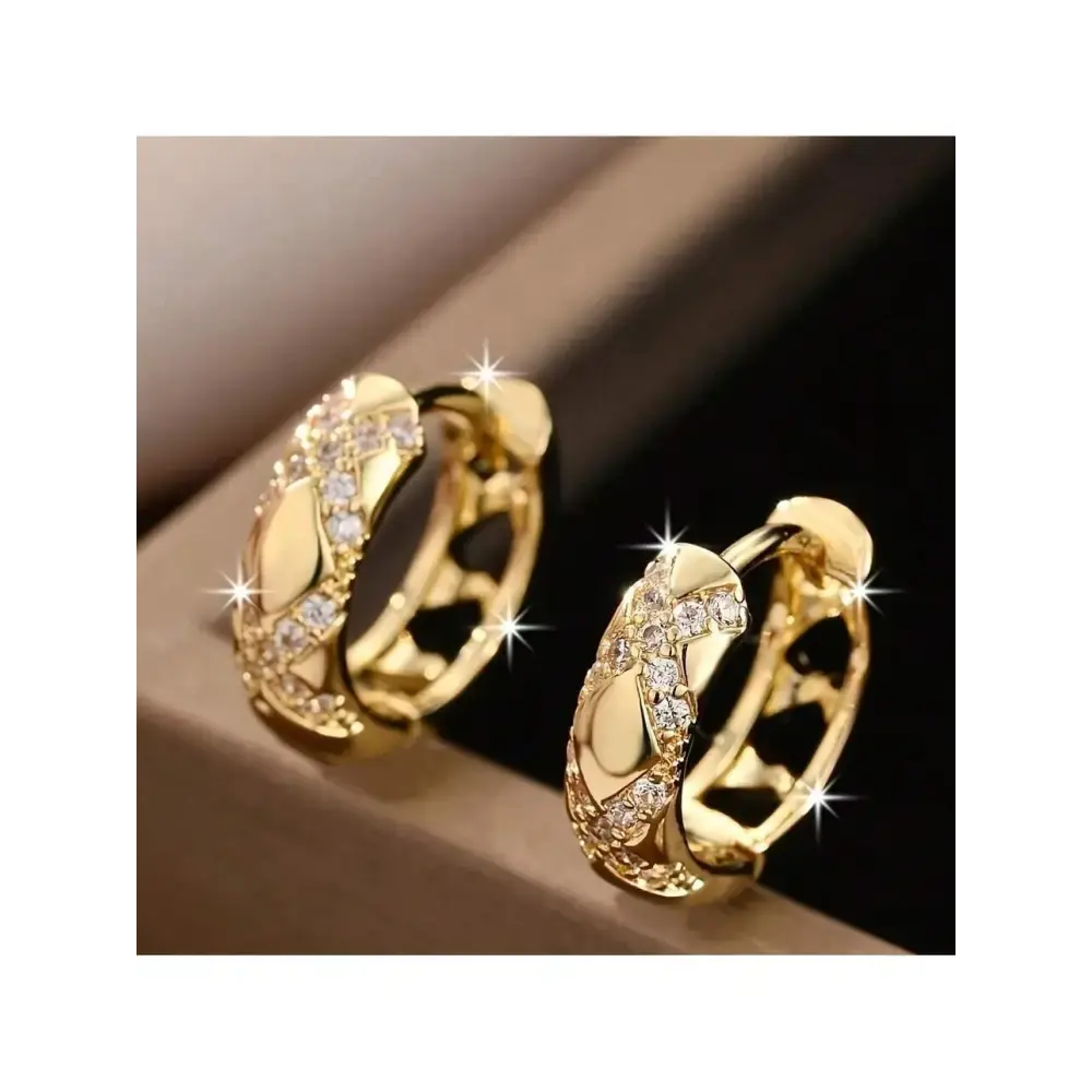 Vintage Hollow Cross Earrings with Delicate Elegant Design - LauBelle